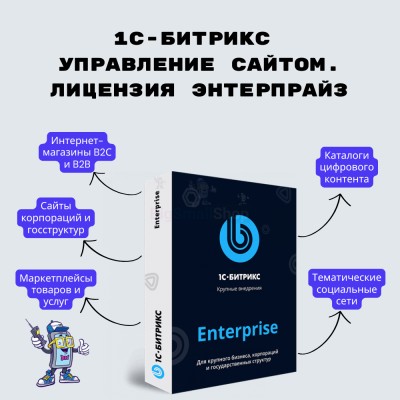 1С-Битрикс: Управление сайтом. Лицензия Энтерпрайз - купить в Среднем Бугаево